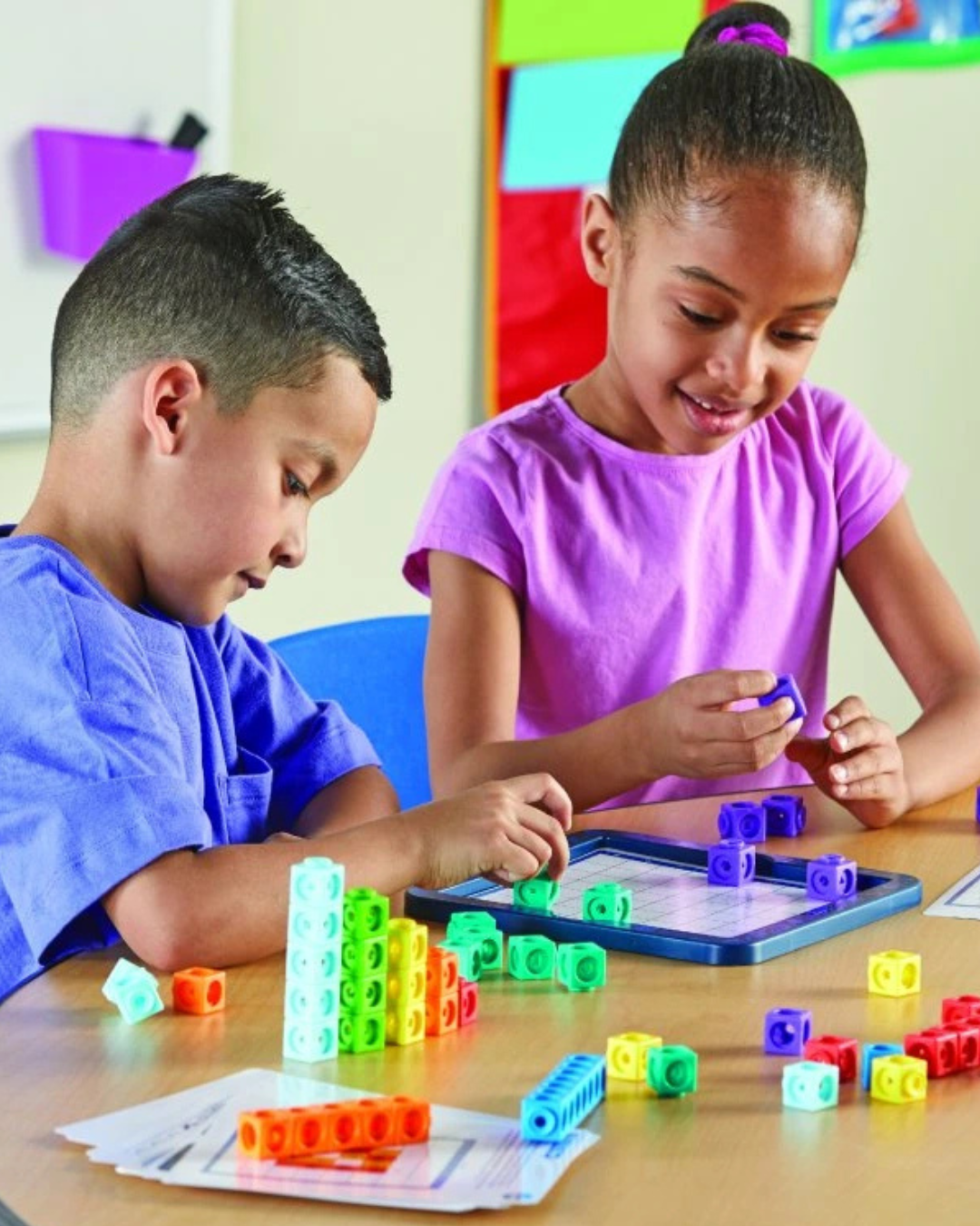 Learning Resources – MathLink kostky – hlavolamová výzva